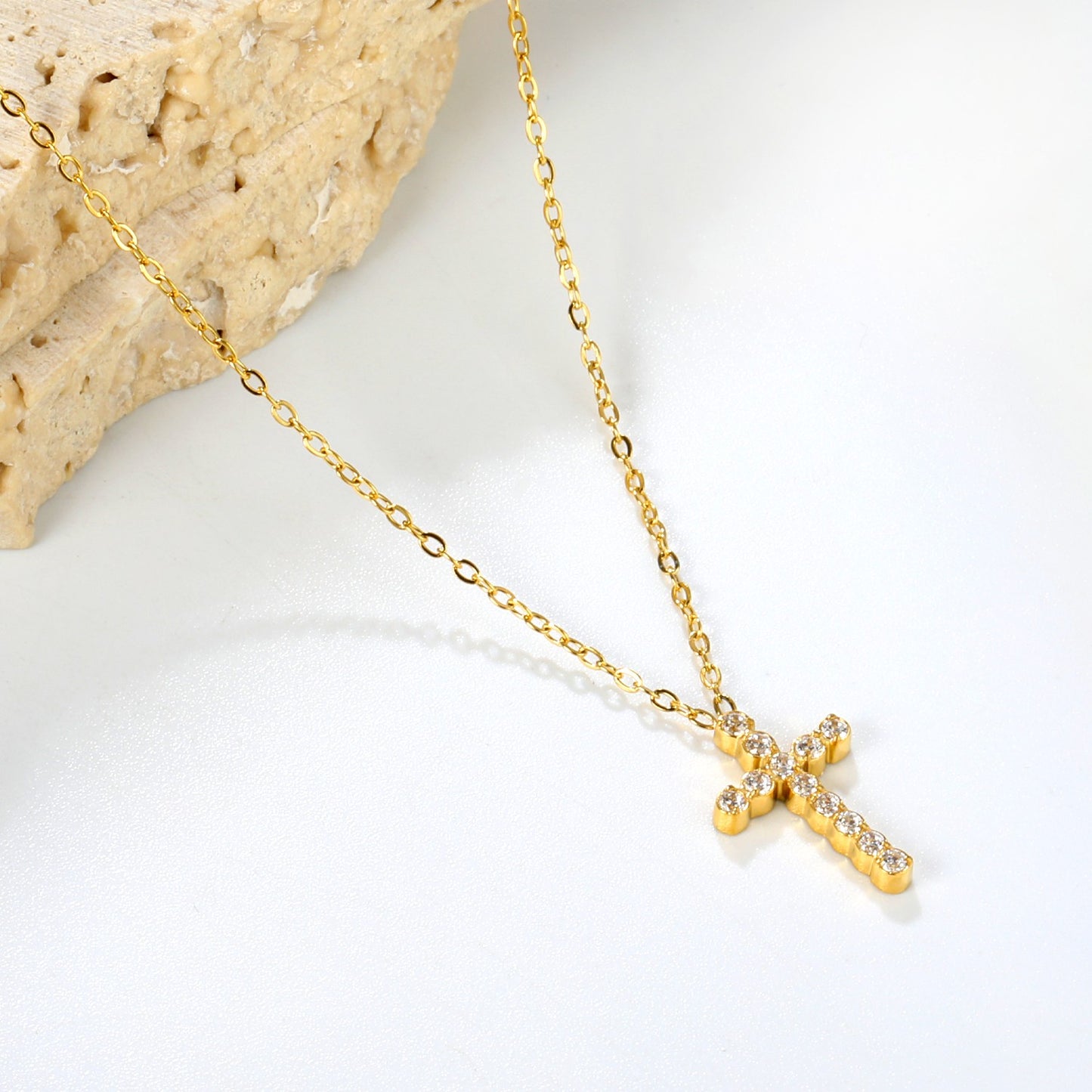 Graced Crucifix necklace