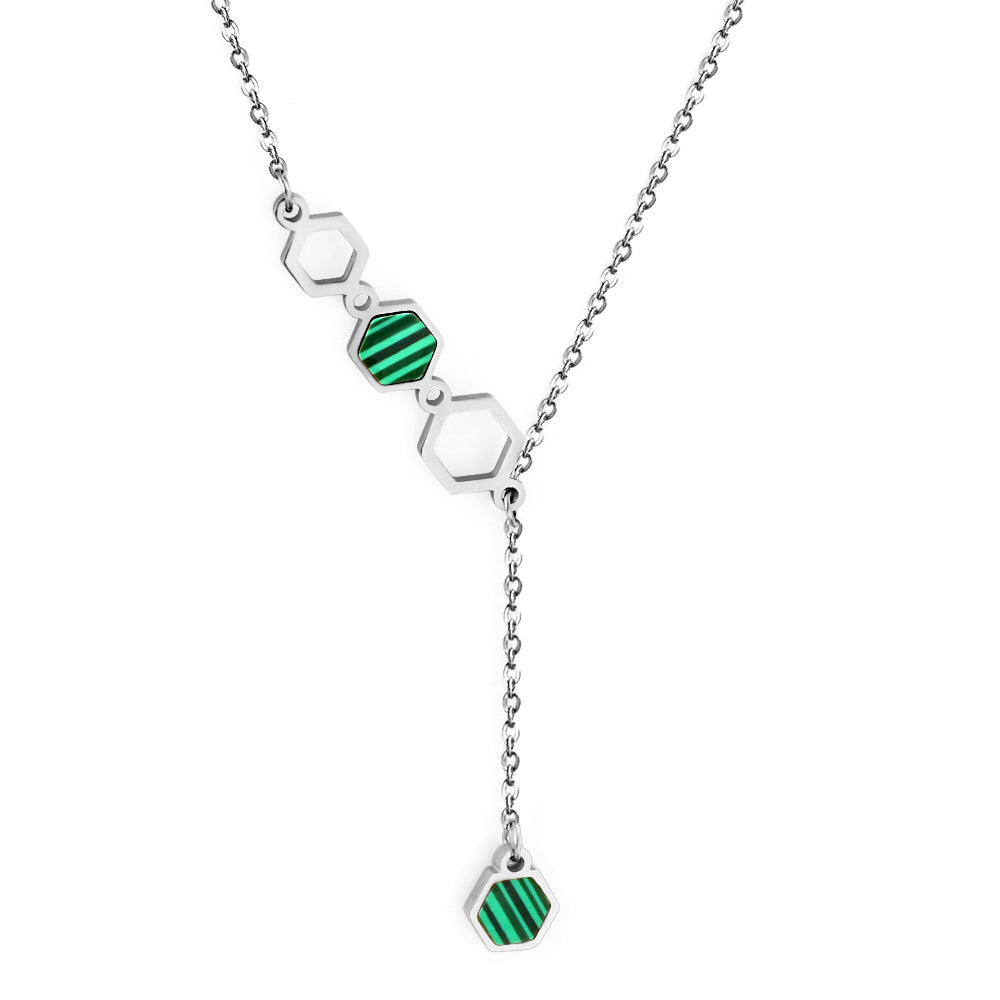 Verdant Hex Necklace