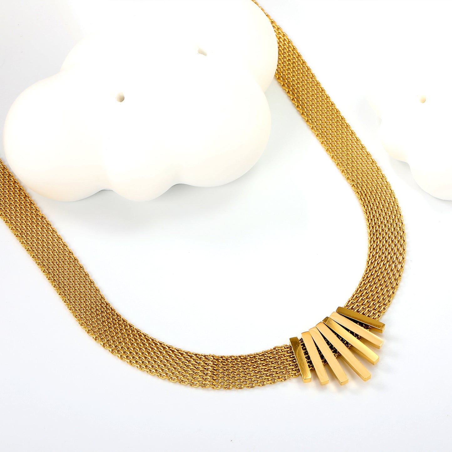 Solar Glint collar piece