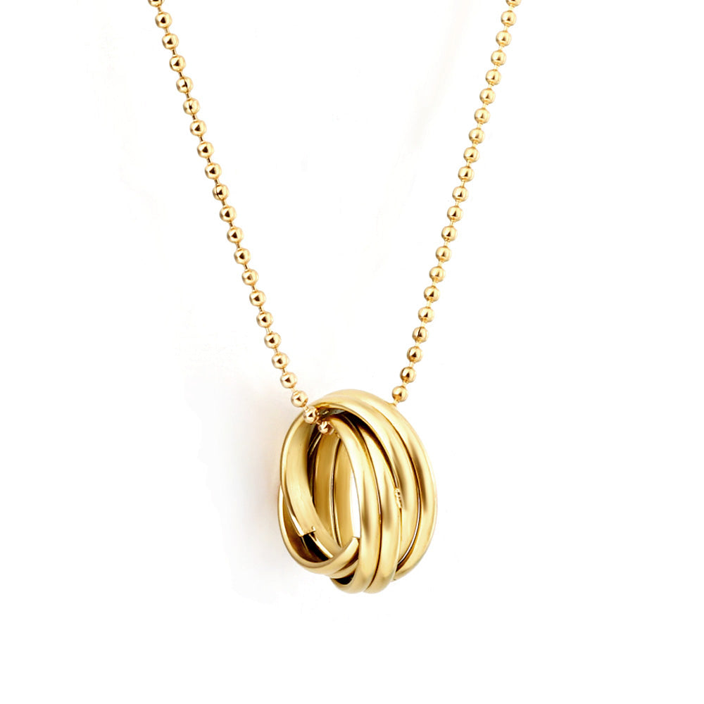 Lustre loop necklace