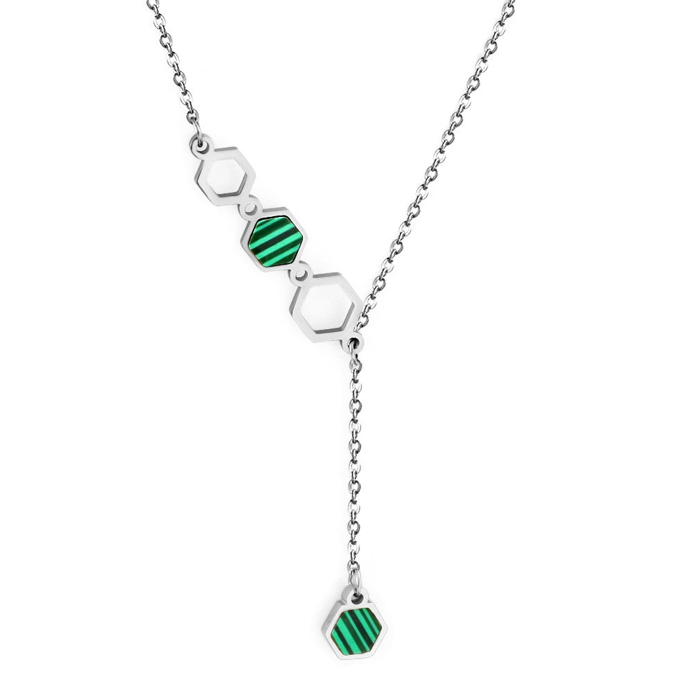 Verdant Hex Necklace