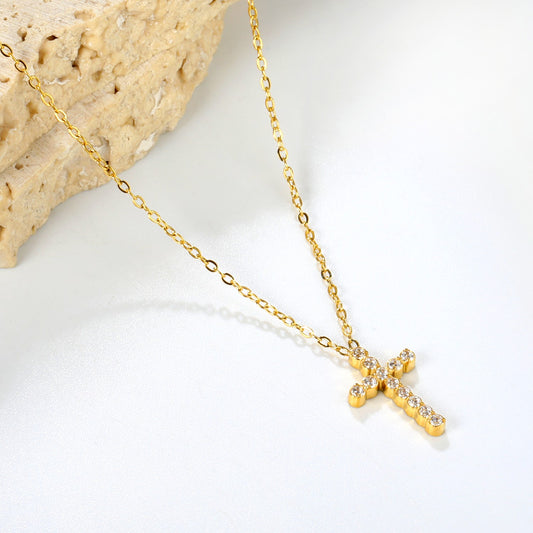 Graced Crucifix necklace