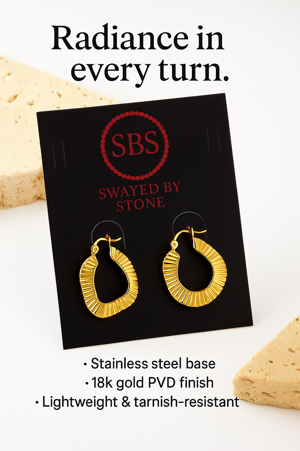 Radiant Hoop earring