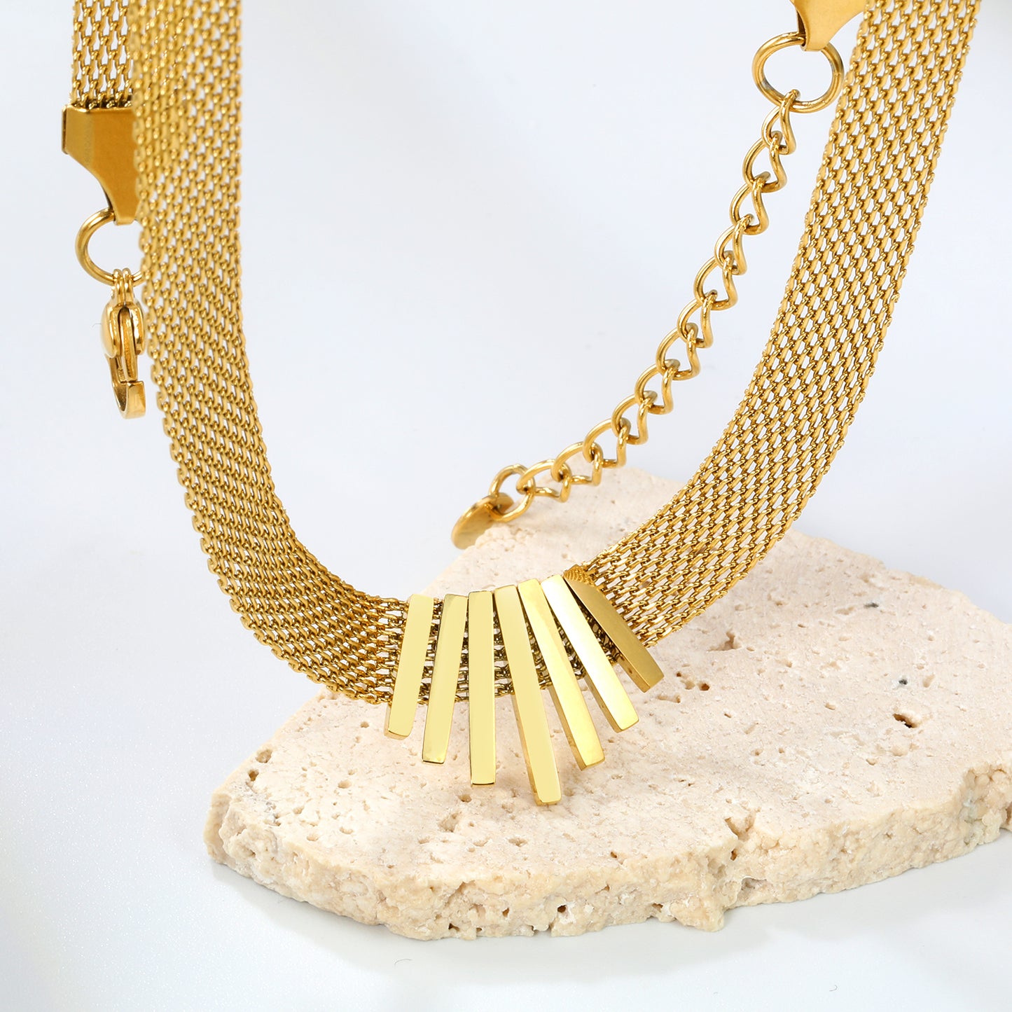 Solar Glint collar piece