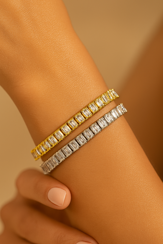 Luxe Taper Tennis Bracelet