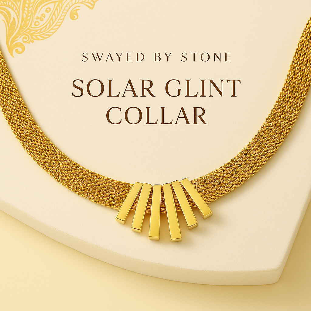 Solar Glint collar piece
