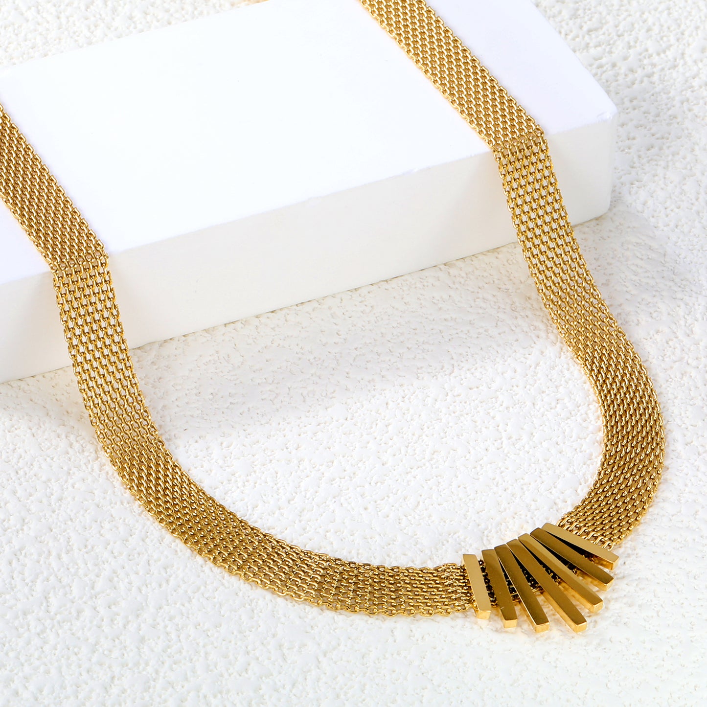 Solar Glint collar piece