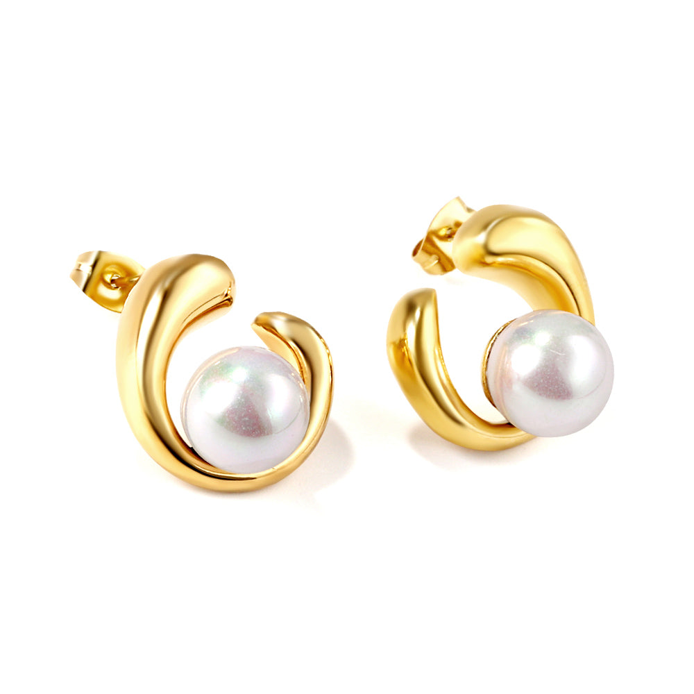 Pearl Embrace earrings