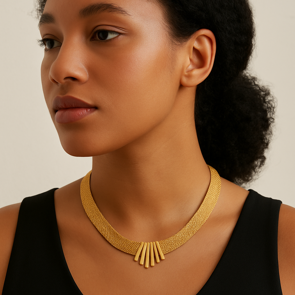 Solar Glint collar piece