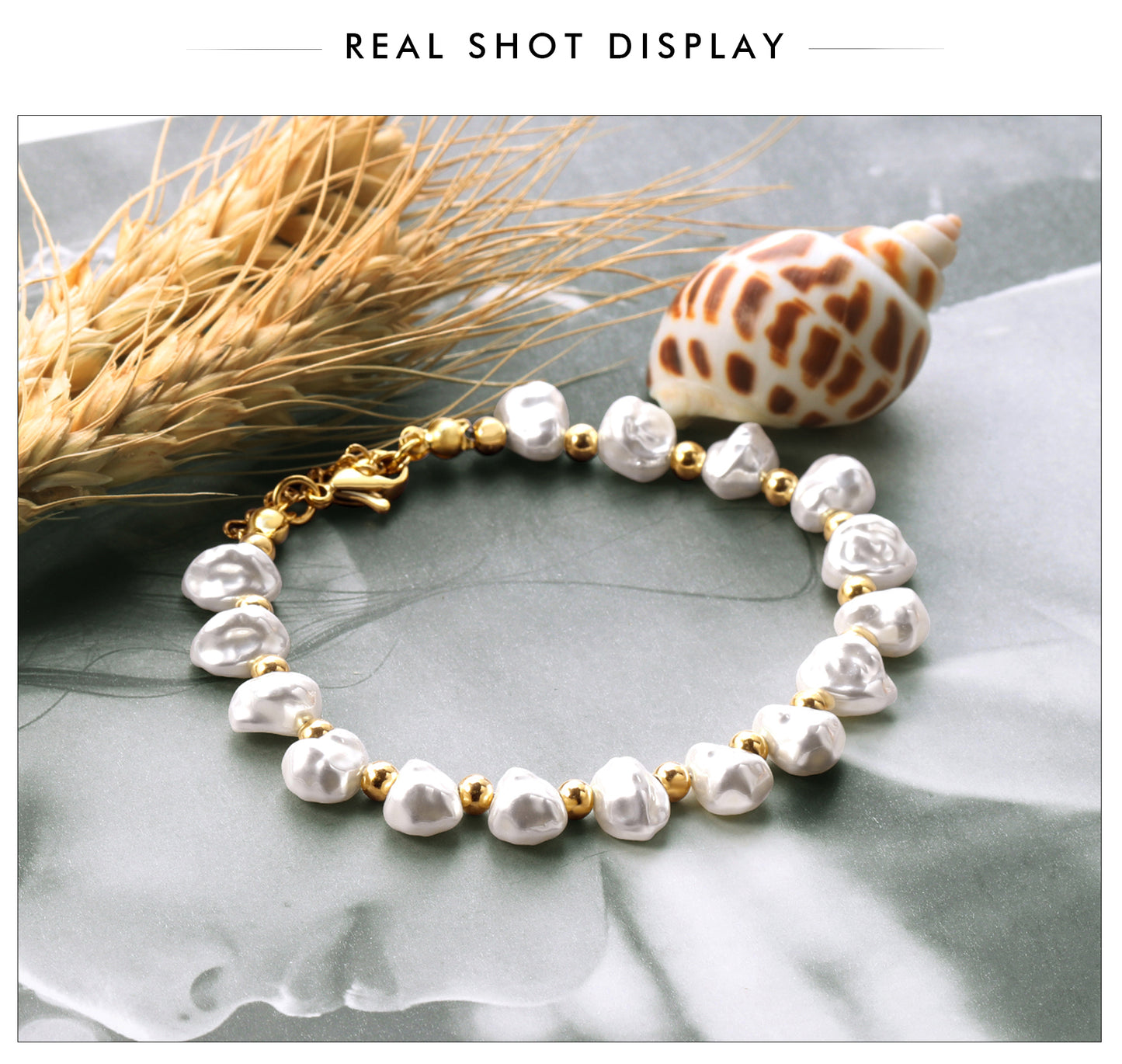 Ocean Dust Baroque Pearl Bracelet – Organic Luxury | Swayed by Stone