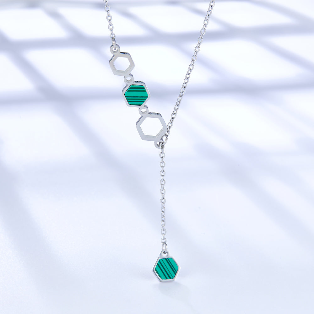 Verdant Hex Necklace
